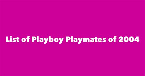 list of Playboy Playmates of 2020